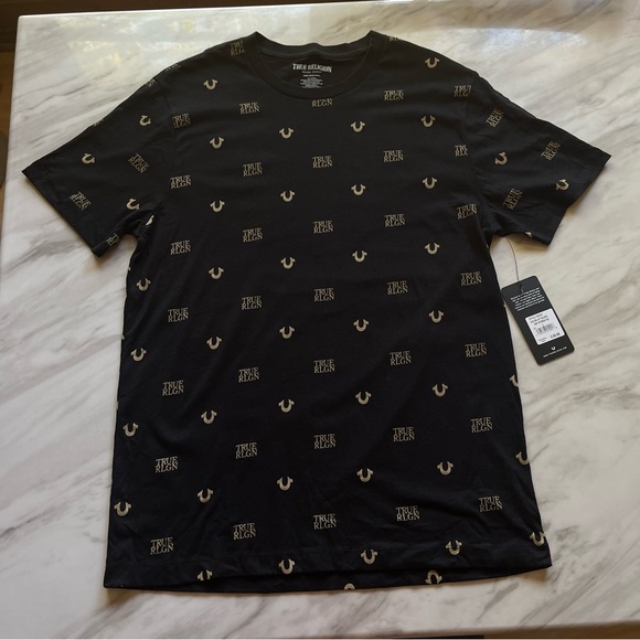 True Religion Men’s Size Large Short Sleeve Tee Shirt - Picture 1 of 6